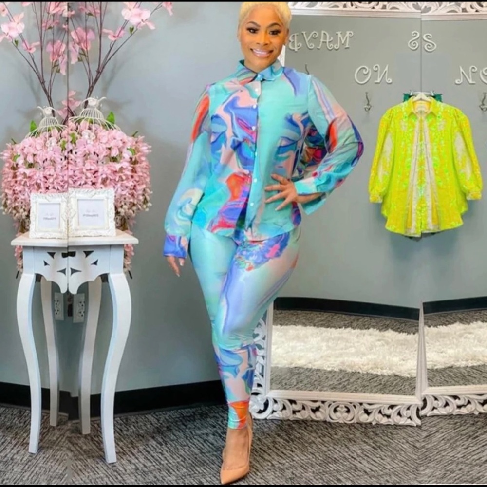 Brand New….Two Piece Multi Color Set
